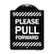 Signmission Please Pull Forward Heavy-Gauge Aluminum Architectural Sign, 24" x 18", BW-1824-23284 A-DES-BW-1824-23284 - alternate 1